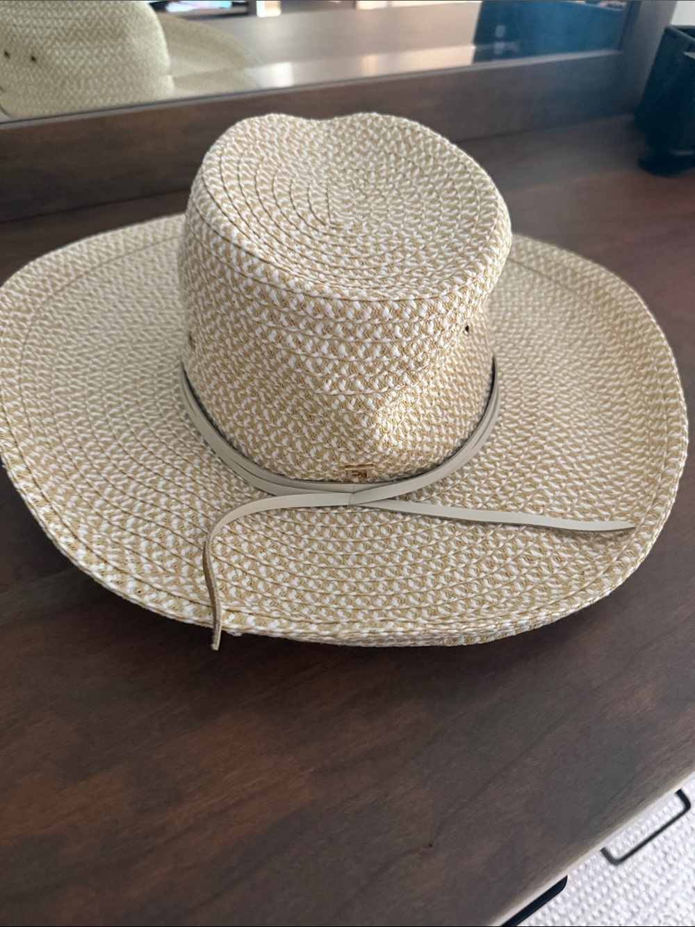 Eric javits Bonanza Straw Western Hat - Picture 7 of 9